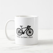 Cycling Road Bike Bicycle Funny Cyclist Kaffeetasse (Links)