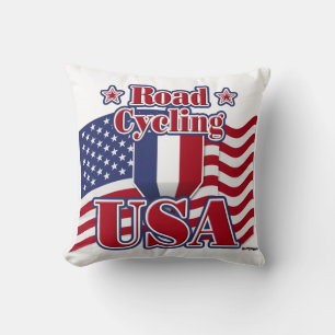 Cycling Road USA Kissen