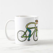 Cycling Stickman Kaffeetasse (Links)