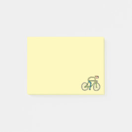 Cycling Stickman Post-it Klebezettel