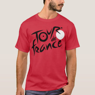 Cycling Tour De France Button T-Shirt