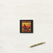 Cycling Witch Brooms Are For Beginners Bicycle Post-it Klebezettel (Auf Schreibtisch)
