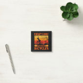 Cycling Witch Brooms Are For Beginners Bicycle Post-it Klebezettel (Büro)
