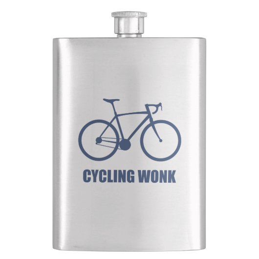 Cycling Wonk Flachmann (Vorderseite)