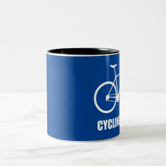 Cycling Wonk Zweifarbige Tasse (Mittel)