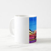 Cyclis Colorful Road Originale Kunst Kaffeetasse (Vorderseite Links)