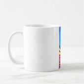 Cyclis Colorful Road Originale Kunst Kaffeetasse (Links)