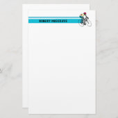 Cyclist #1 briefpapier (Vorne/Hinten)