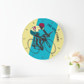 Cyclist #1 große wanduhr (Zuhause)