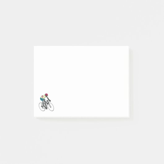 Cyclist #1 post-it klebezettel (Vorderseite)