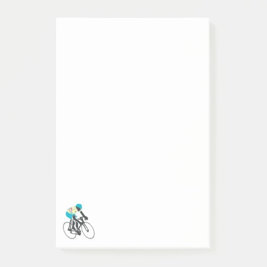 Cyclist #1 post-it klebezettel (Vorderseite)