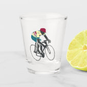 Cyclist #1 schnapsglas (Vorderseite)