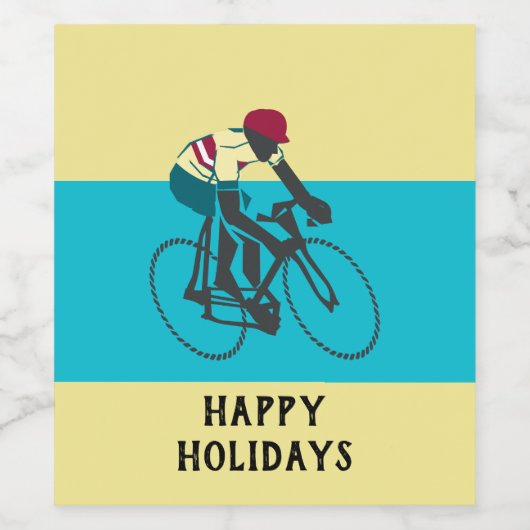 Cyclist #1 weinetikett (Einzelnes Label)