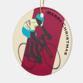 Cyclist #2 keramik ornament (Links)