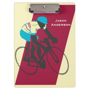 Cyclist #2 klemmbrett