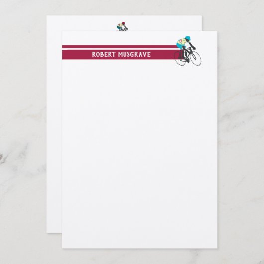 Cyclist #2 mitteilungskarte (Vorne/Hinten)