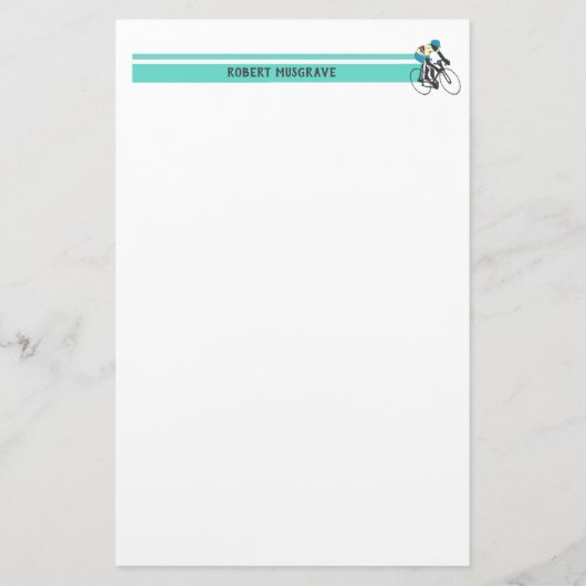 Cyclist #3 briefpapier (Vorderseite)