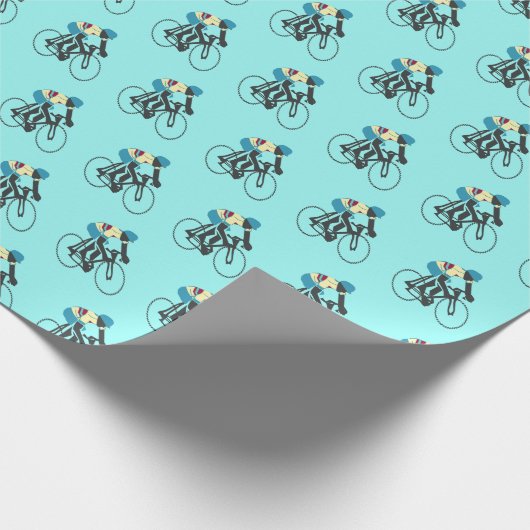 Cyclist #3 geschenkpapier (Ecke)