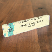 Cyclist #3 namensplakette (Seite)