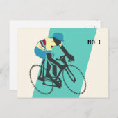 Cyclist #3 postkarte (Vorne/Hinten)