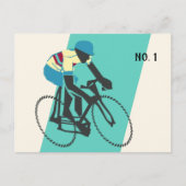 Cyclist #3 postkarte (Vorderseite)