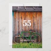 Cyclist Birthday Celebration Einladung - jedes Alt (Vorderseite)