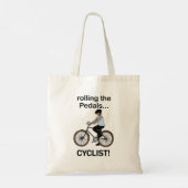 Cyclist Cycling Bicycle Biking Tragetasche (Rückseite)