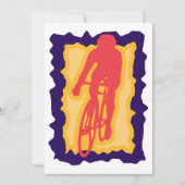 Cyclist-Einladungen Einladung (Vorderseite)