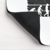 Cyclist Evolution Mountainbike Fahrradfahren Radfa Mousepad (Ecke)