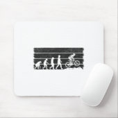 Cyclist Evolution Mountainbike Fahrradfahren Radfa Mousepad (Mit Mouse)