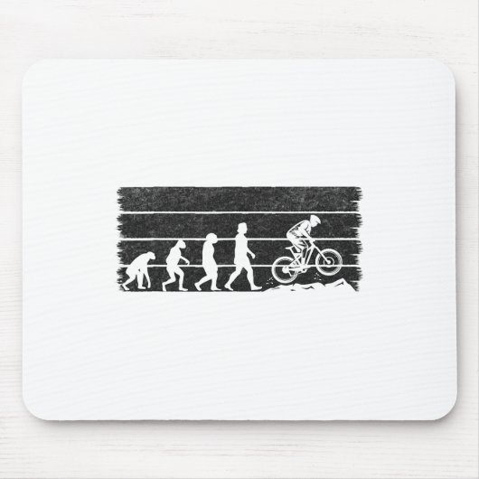 Cyclist Evolution Mountainbike Fahrradfahren Radfa Mousepad (Vorne)