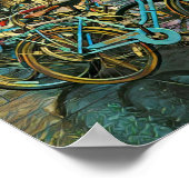 Cyclist gifts for dad poster (Ecke)