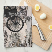 Cyclist Kitchtuch Geschirrtuch (Viertel Falte)