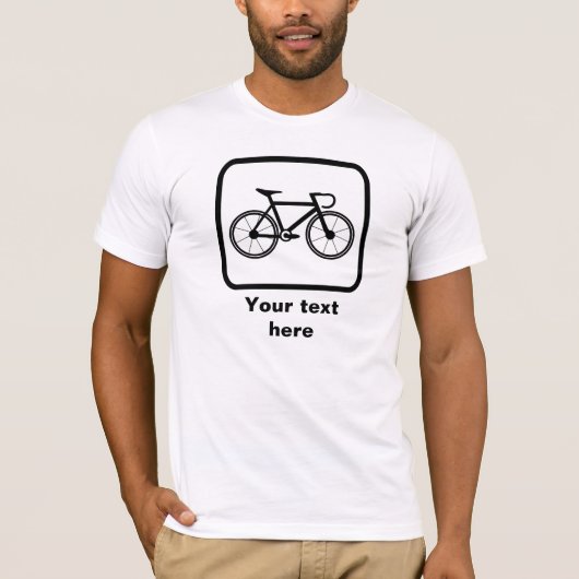 Cyclist-Logo — individuell anpassbar T-Shirt (Vorderseite)