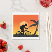 Cyclist Napkin Serviette (Beispiel)