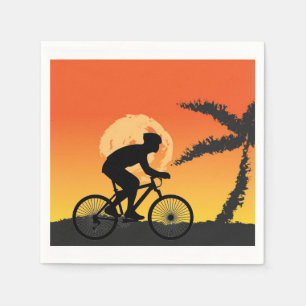 Cyclist Napkin Serviette