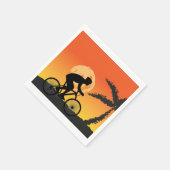 Cyclist Napkin Serviette (Ecke)