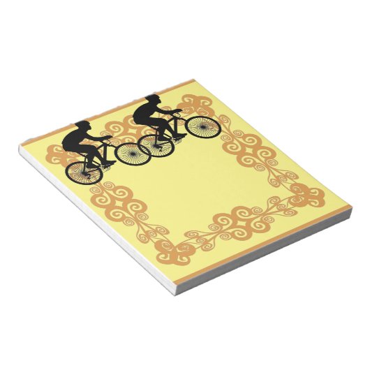 Cyclist Notepad Notizblock (angewinkelt)
