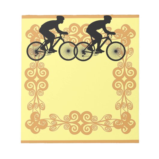Cyclist Notepad Notizblock (Vorderseite)