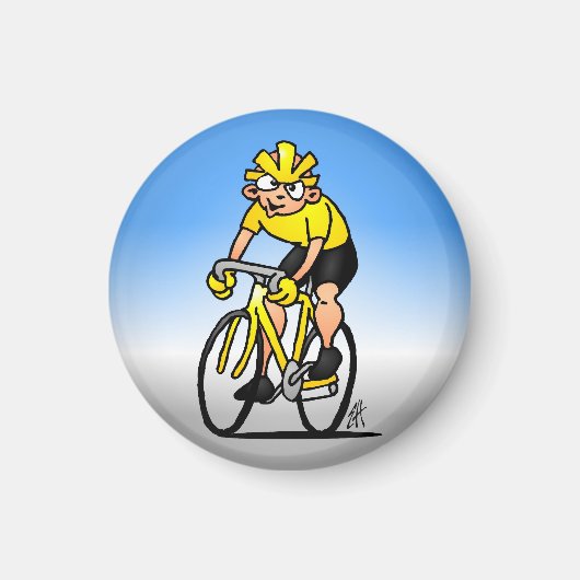 Cyclist - Radfahren Magnet (Vorne)
