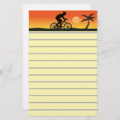 Cyclist Stationery Briefpapier (Vorne/Hinten)