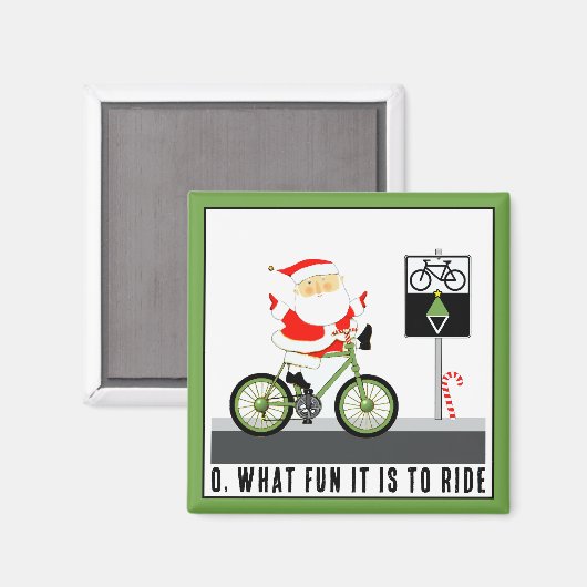 Cyclist Stocking Stuffers Magnet (Vorderseite/Rückseite)