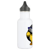 Cyclistpinguin Edelstahlflasche (Links)