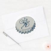 Cyclocross Beer Runder Aufkleber (Umschlag)