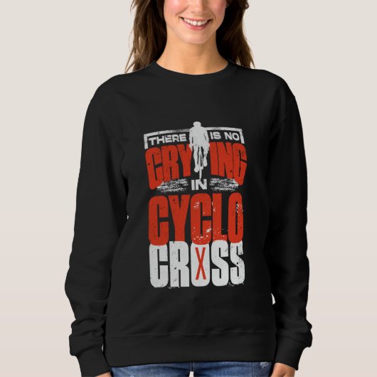 Cyclocross Bicycle Enthusiast Art Sweatshirt (Vorderseite)