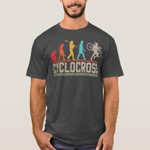 Cyclocross Bicycle Evolution of Man Ride Gravel T-Shirt