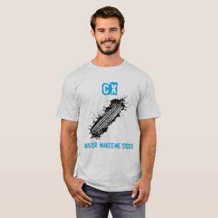 Cyclocross Blau - CX-Winter macht mich Quer T-Shirt