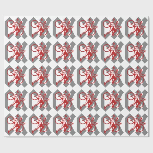 Cyclocross Geschenkpapier (Flach)
