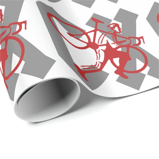 Cyclocross Geschenkpapier (Rolleneckpunkt)