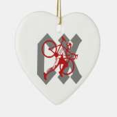 Cyclocross Keramik Ornament (Rechts)